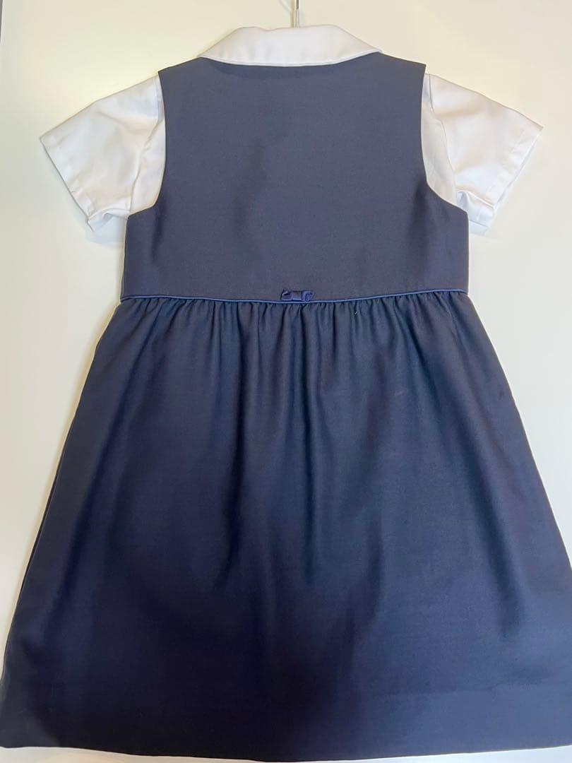 【お受験】［120］ファミリア ジャンパースカート・ブラウス SET 面接 見学