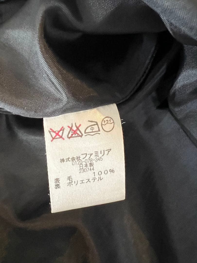 【お受験】［120］ファミリア ジャンパースカート・ブラウス SET 面接 見学