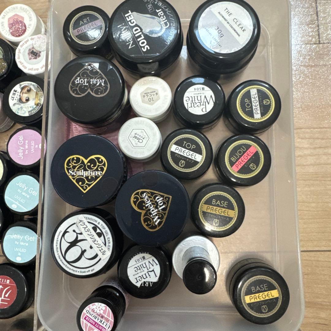 ジェルネイルセット(リッカジェル、プリジェル)プロ仕様 100点以上