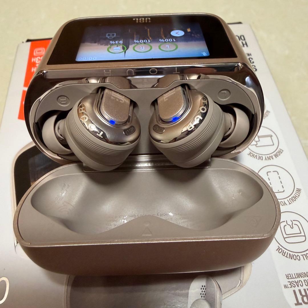 【超美品】JBL TOUR PRO 3 ワイヤレスイヤホン ラテ