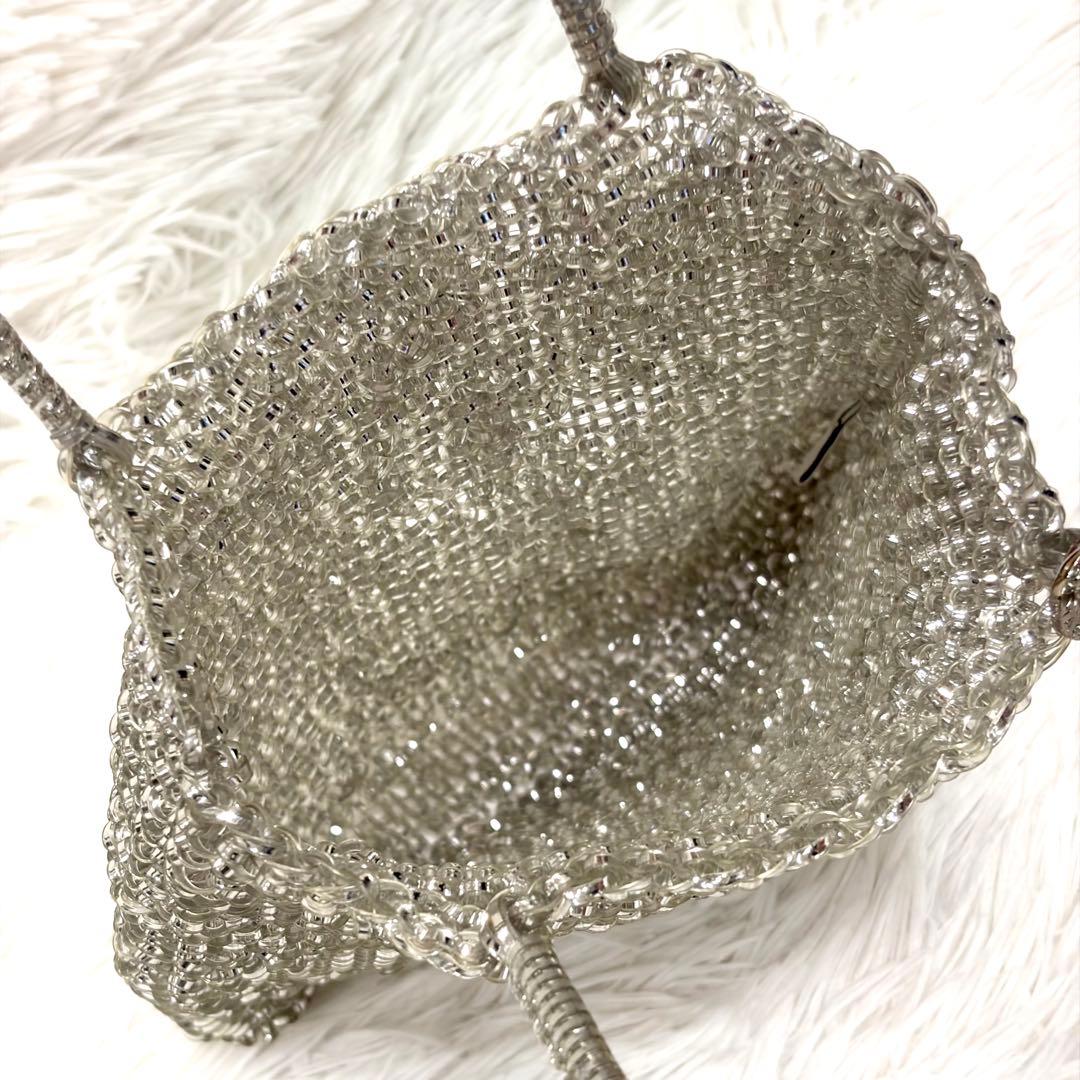 ANTEPRIMA アンテプリマ　ワイヤーバッグ　2WAY シルバー　スクエア