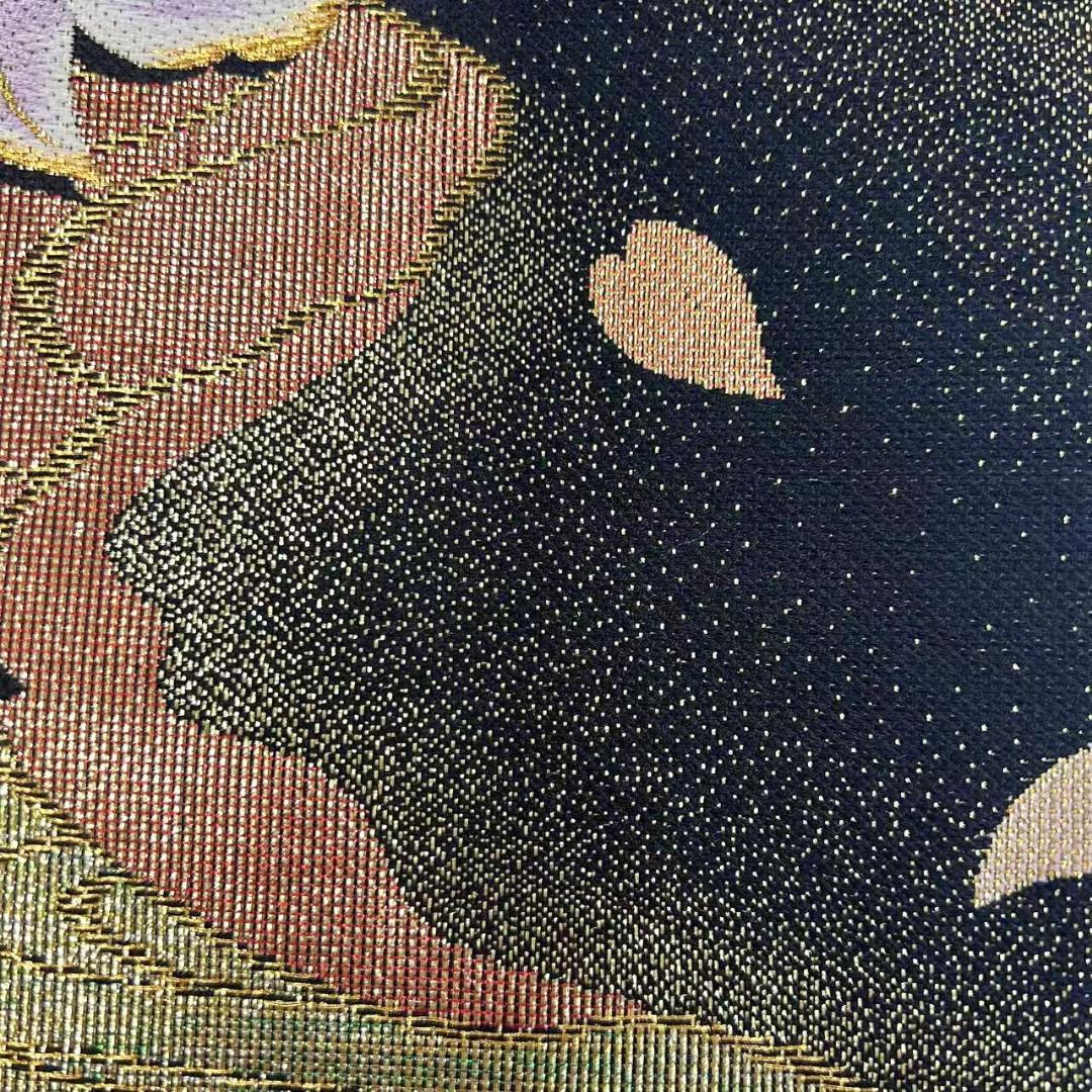 【超美品】 振袖セット 成人式 正絹 現代柄 ユリ 紫 *213 ●