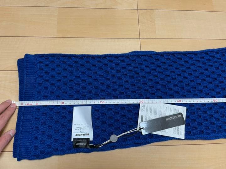 【新品未使用品】ジルサンダー　メンズロングマフラー