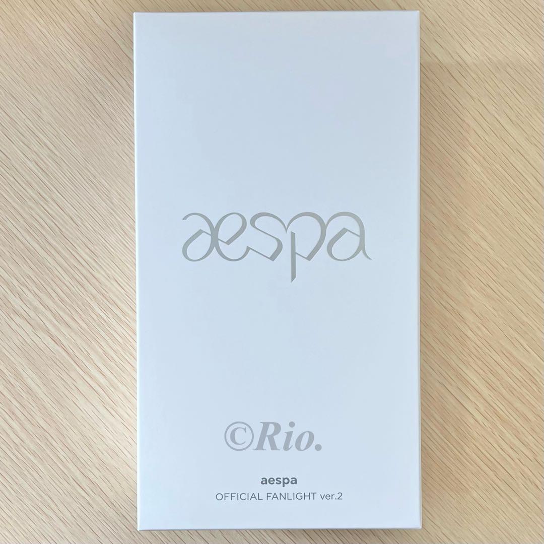 トレカ4枚付き aespa 公式 ペンライト VER2 最新 新品 ver.2