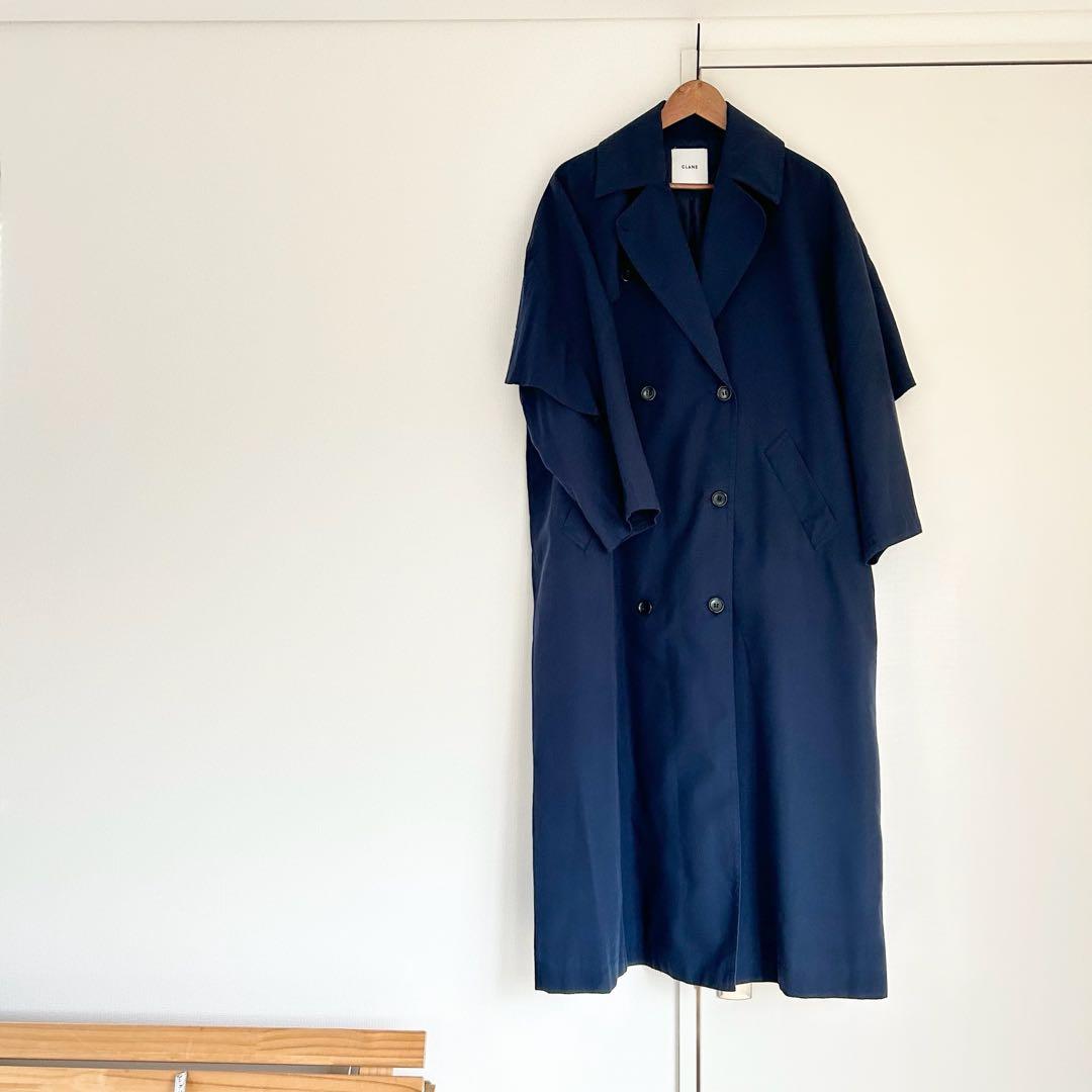 【CLANE】BACK FRILL TRENCH COAT
