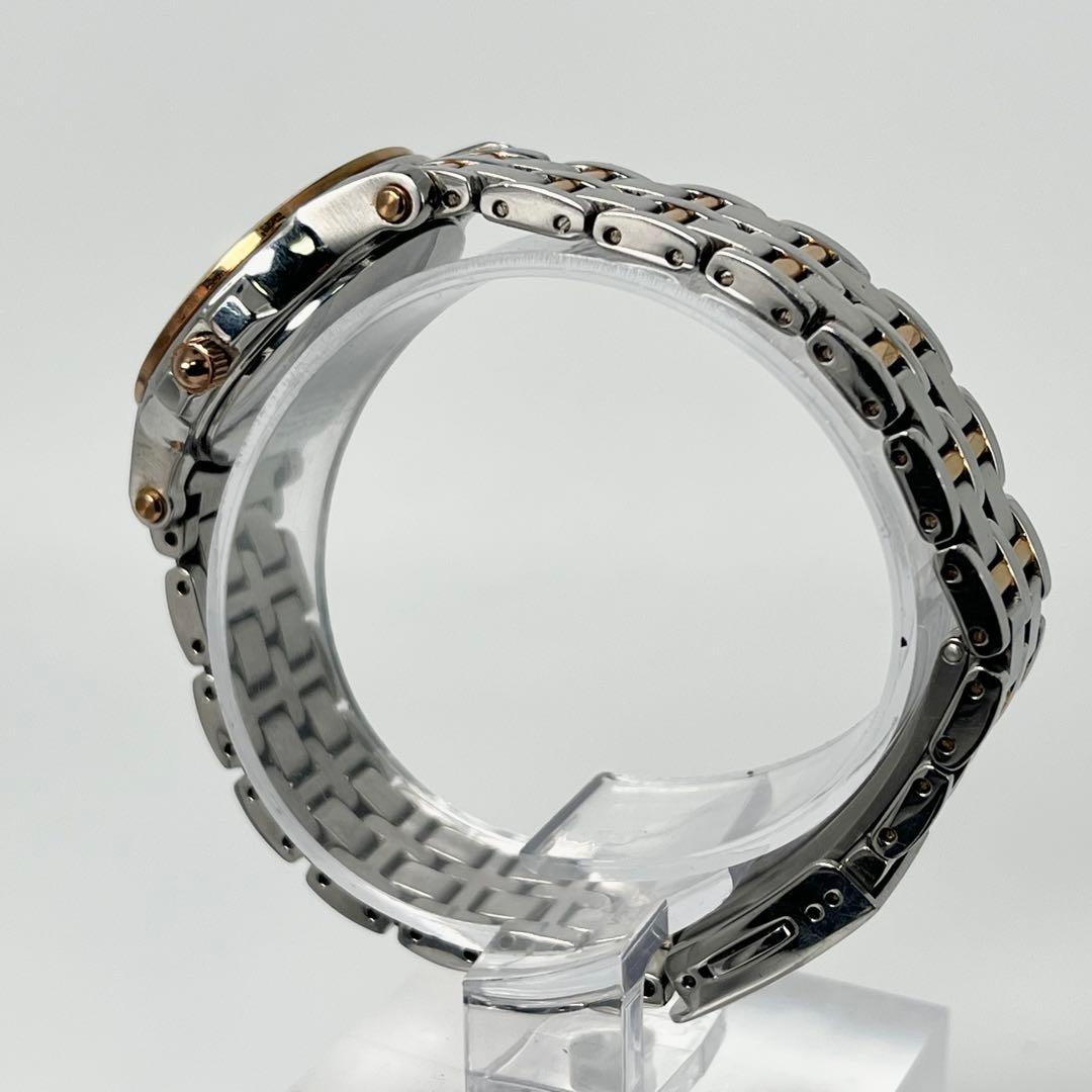 【稼働品】セイコー プルミエ コンビ デイト シェル文字盤 7N82-0GV0