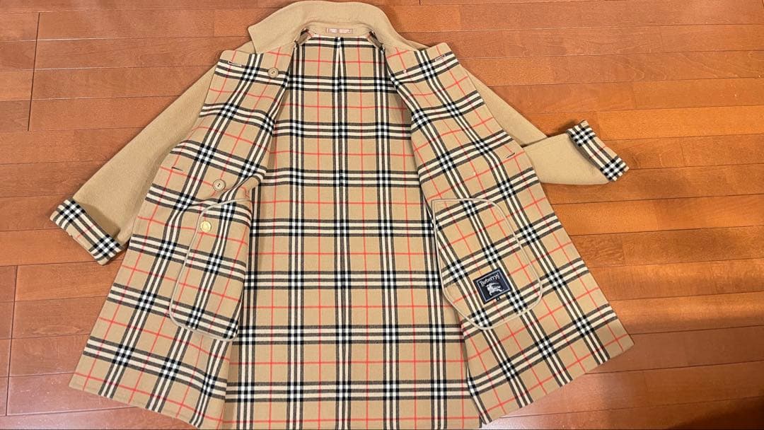 バーバリー ロンドン カシミヤ混 ウール コート　　11号　40 三陽商会