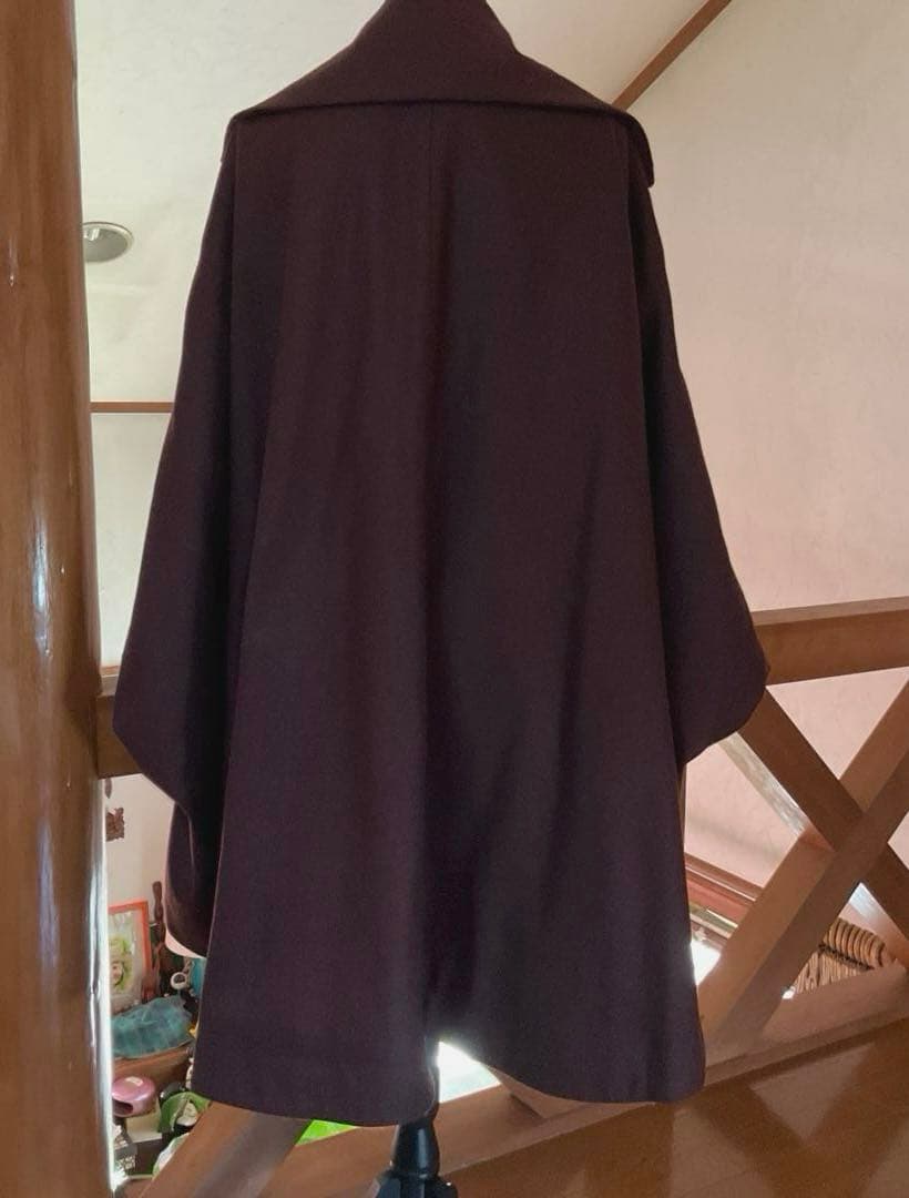 新品palmer//harding ダークブラウン ポンチョ・ケープコート