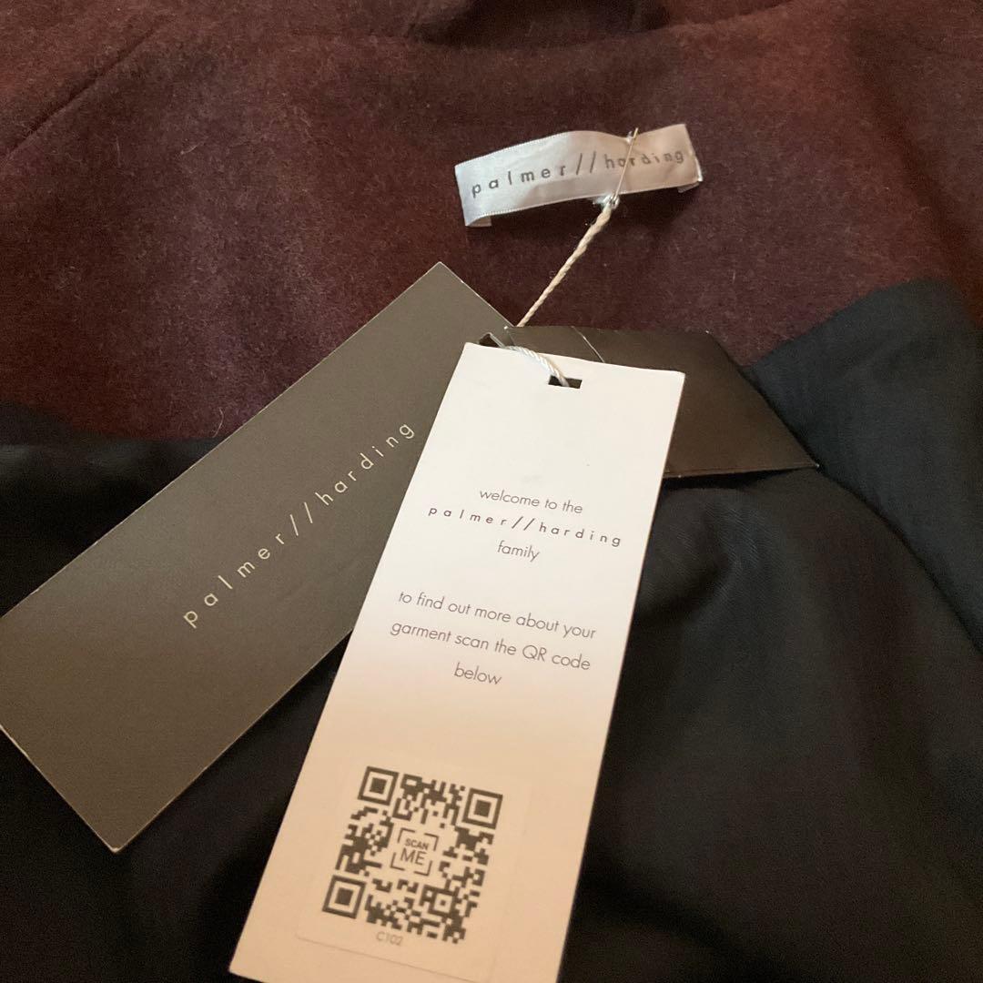 新品palmer//harding ダークブラウン ポンチョ・ケープコート