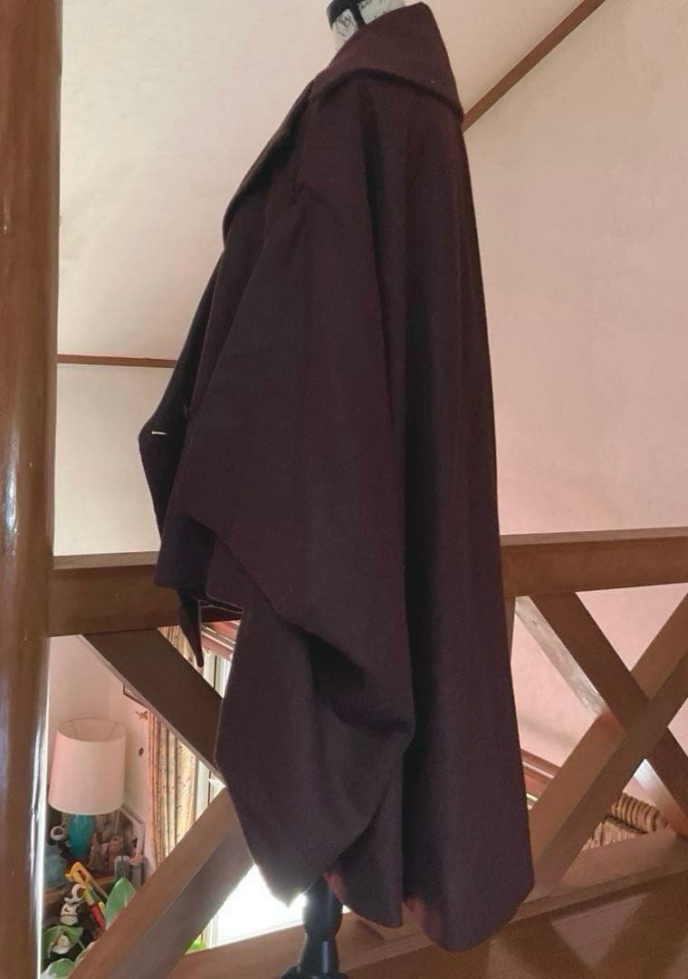 新品palmer//harding ダークブラウン ポンチョ・ケープコート