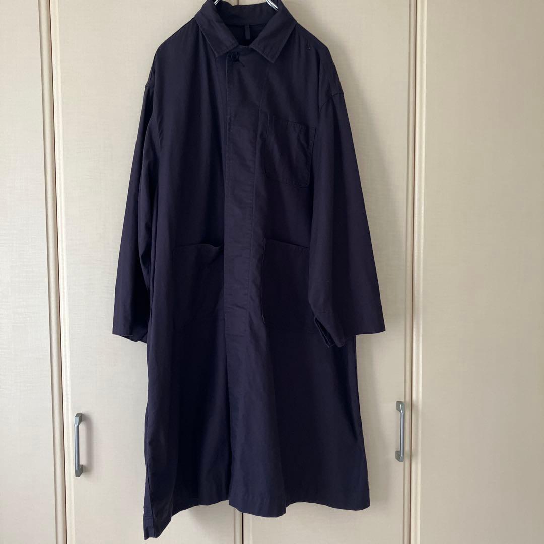 BEAMS BOY コットンツイルワークコート　ネイビー