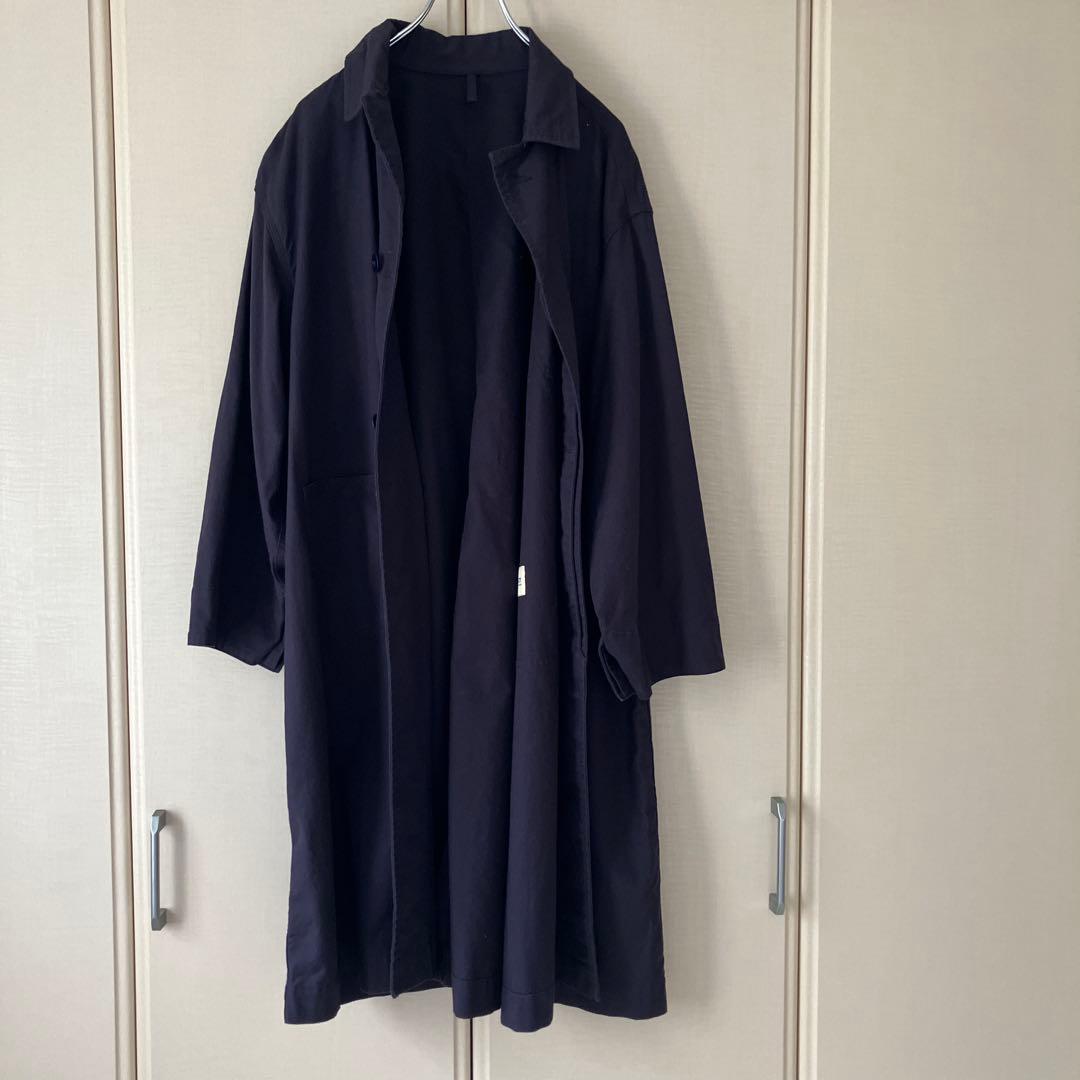 BEAMS BOY コットンツイルワークコート　ネイビー