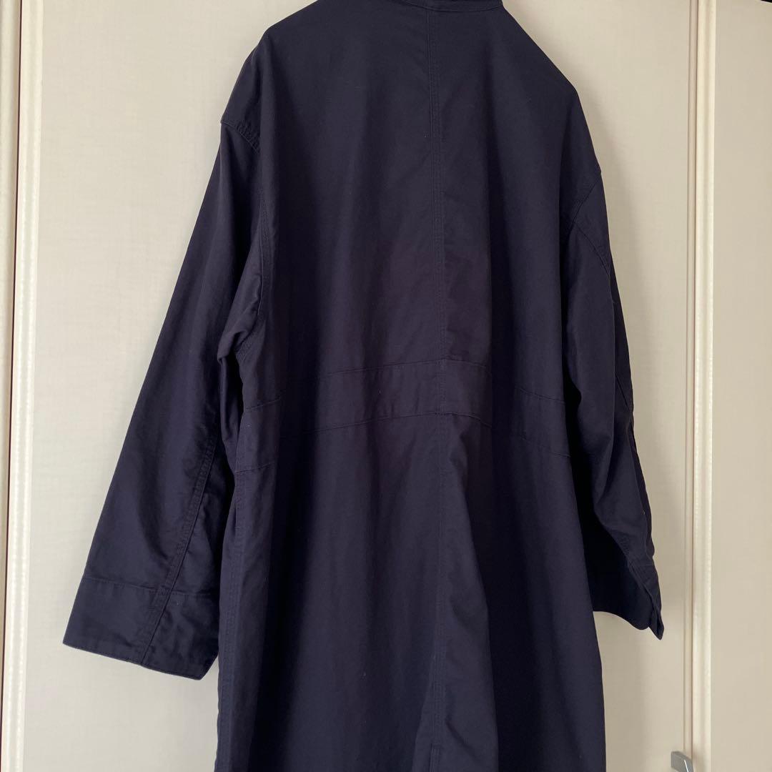 BEAMS BOY コットンツイルワークコート　ネイビー