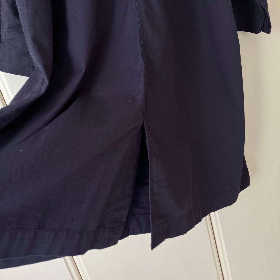 BEAMS BOY コットンツイルワークコート　ネイビー