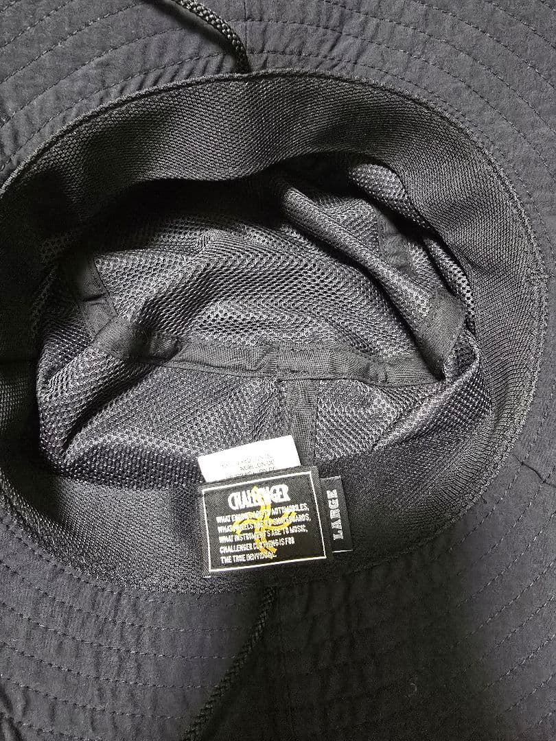 CHALLENGER アウトドアハット Lサイズ 黒