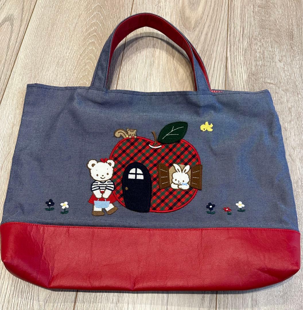 a.★familiar⭐︎ファミリア⭐︎デニムバッグ