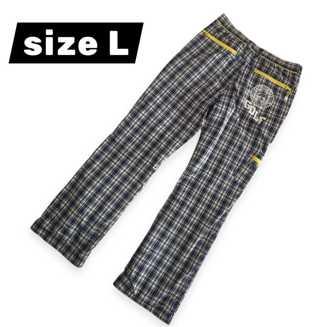 【希少】Russeluno ゴルフパンツ　サイズL ウインドウ防寒パンツ