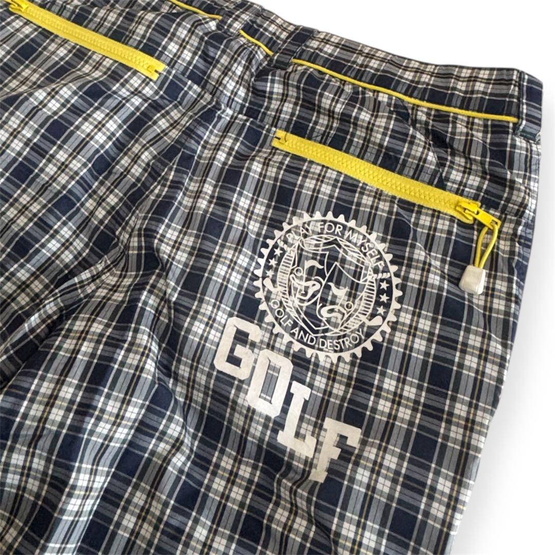 【希少】Russeluno ゴルフパンツ　サイズL ウインドウ防寒パンツ