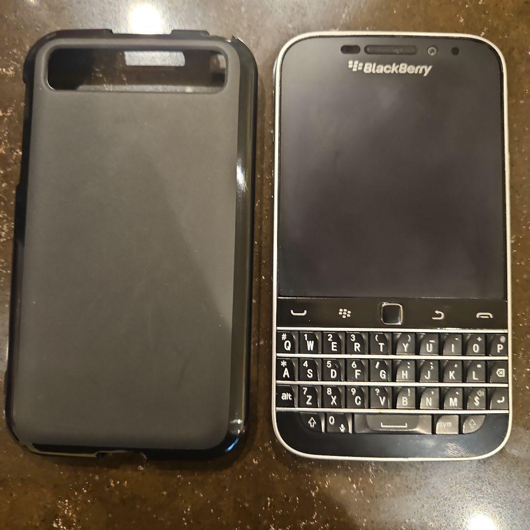 BlackBerry-Q25 zinwa Android14 ブラックケース付