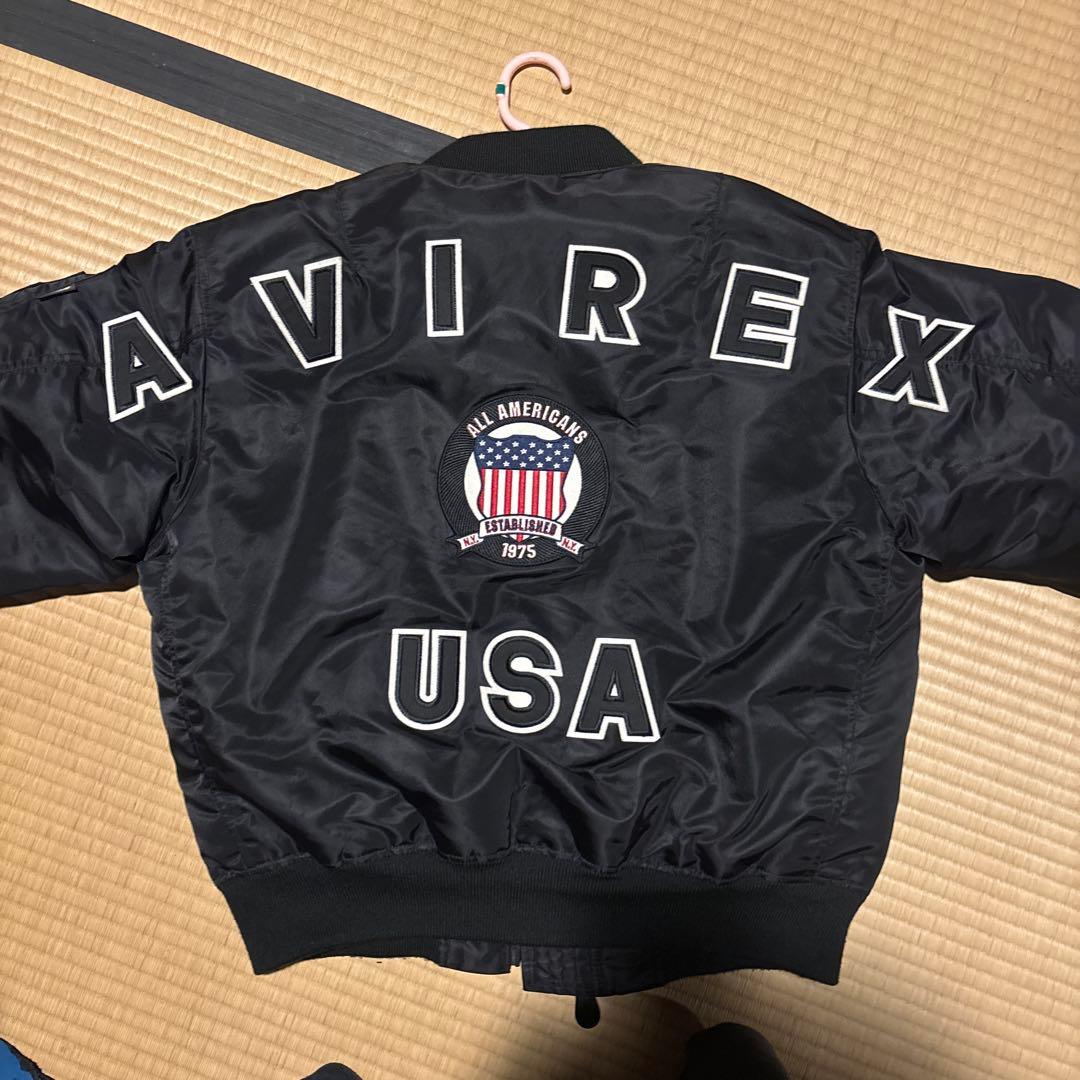 50周年　AVIREX HALF CENTURY MA-1ジャケット ブラック