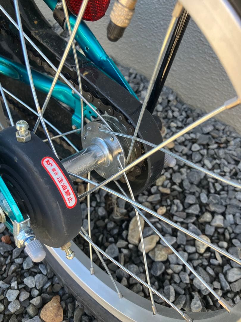 【福島県福島市引渡し希望】 BRIDGESTONE 16インチグリーン&ブラック