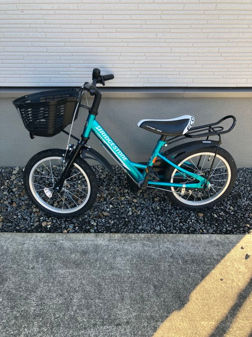 【福島県福島市引渡し希望】 BRIDGESTONE 16インチグリーン&ブラック