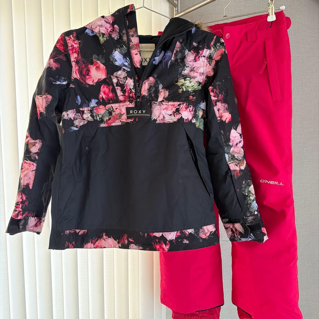 ROXY ジュニア スキー ジャケット140 【O'neillパンツ付】上下