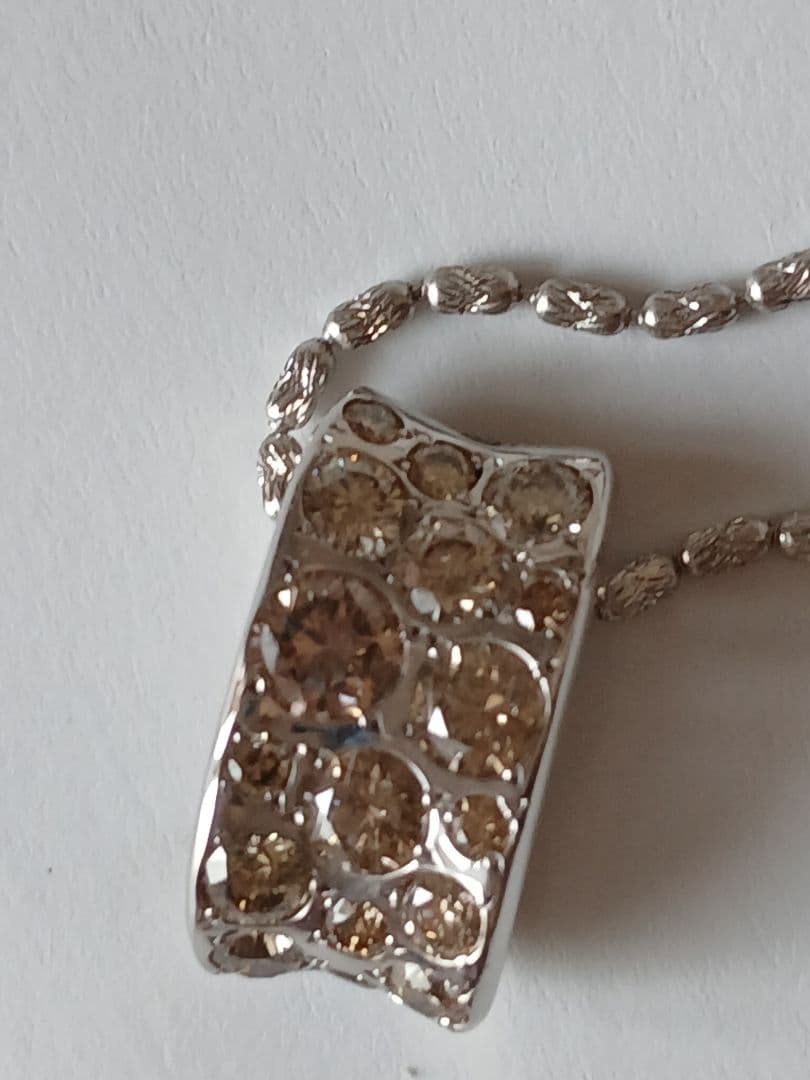 カシケイダイヤモンドネックレス　メランジェ0.90ct