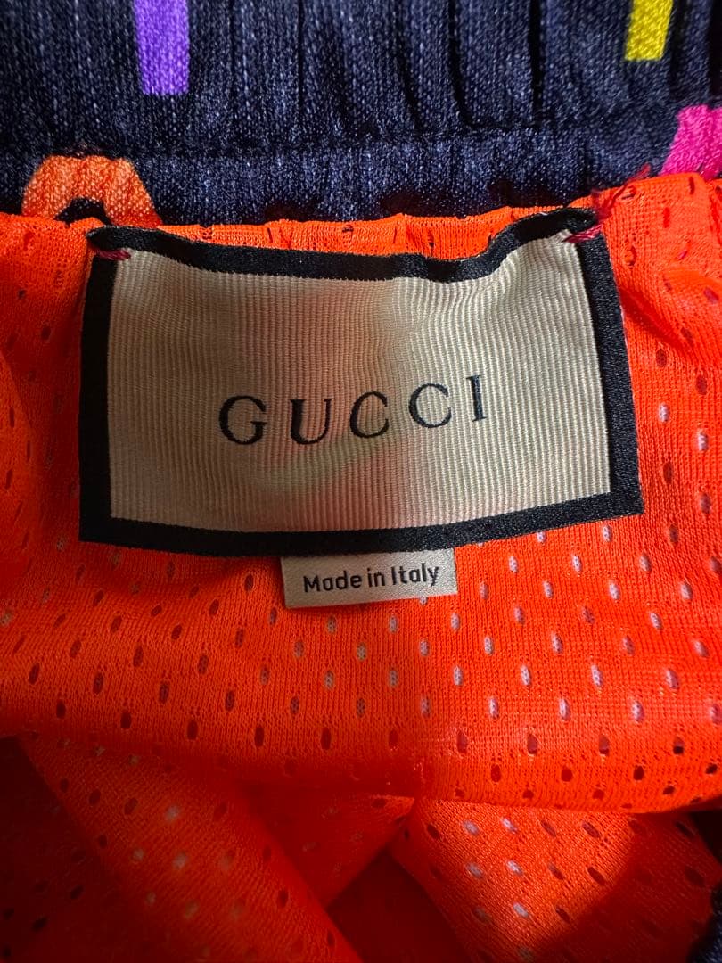 GUCCI GGロゴショートパンツ ネイビー