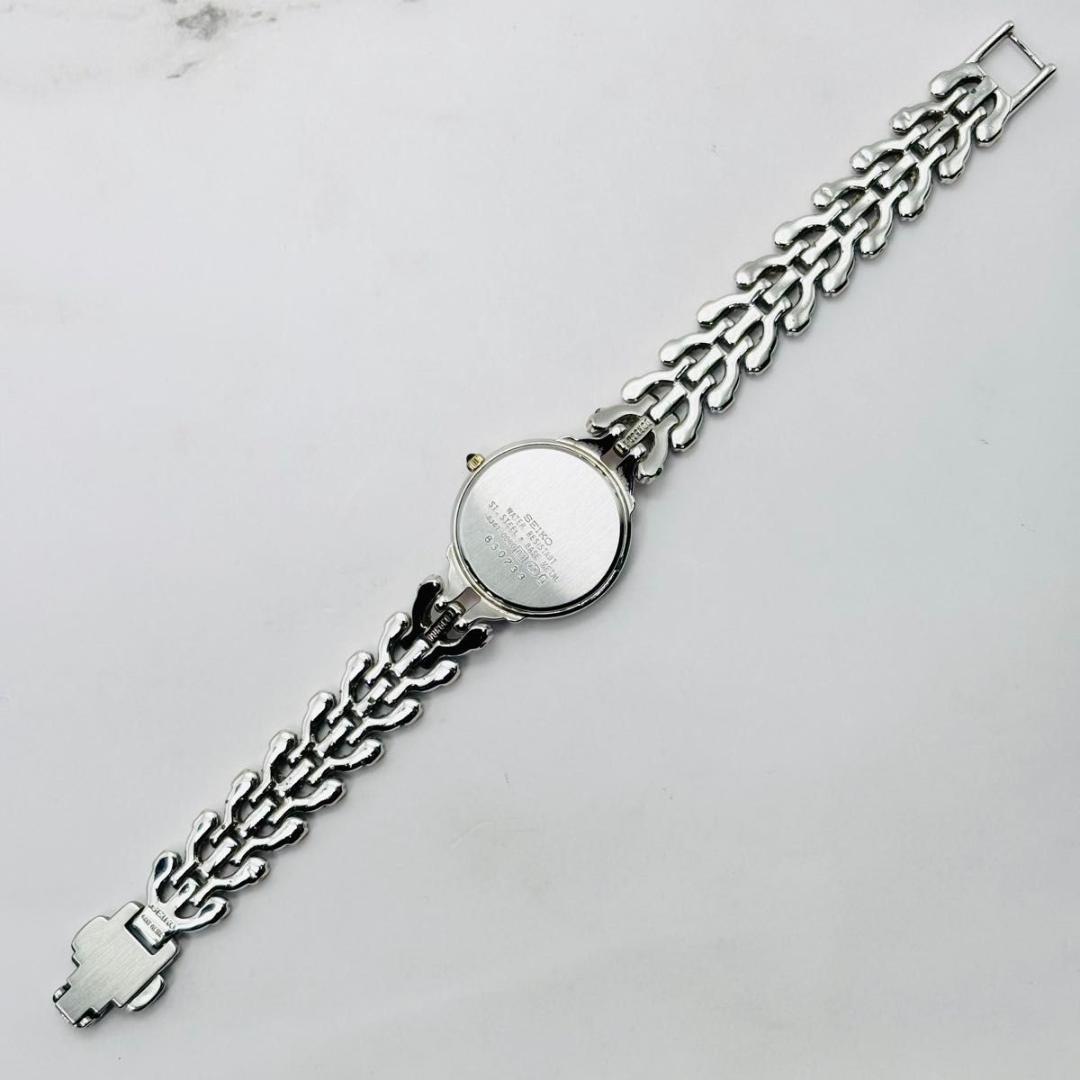 SEIKO エクセリーヌ 白蝶貝ダイヤル コンビ 腕時計 レディース クォーツ