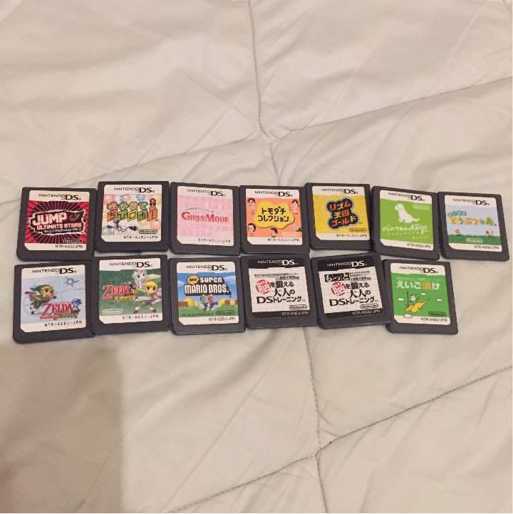 本体1300円 カセット13個 充電器付き DS lite