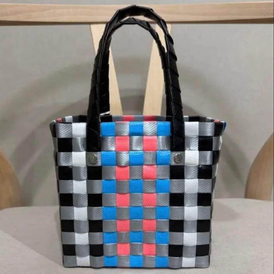 土日値下げ♡新品未使用今季MARNI チェック柄 マイクロバスケット