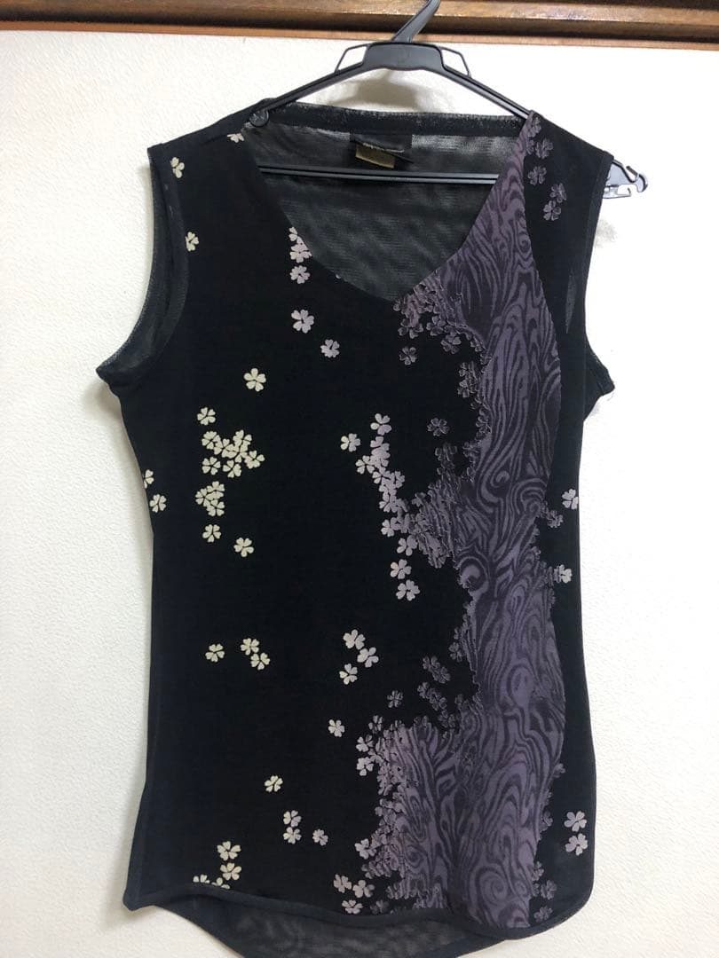 kiryuyrikキリュウキリュウ和柄タンクトップメッシュ