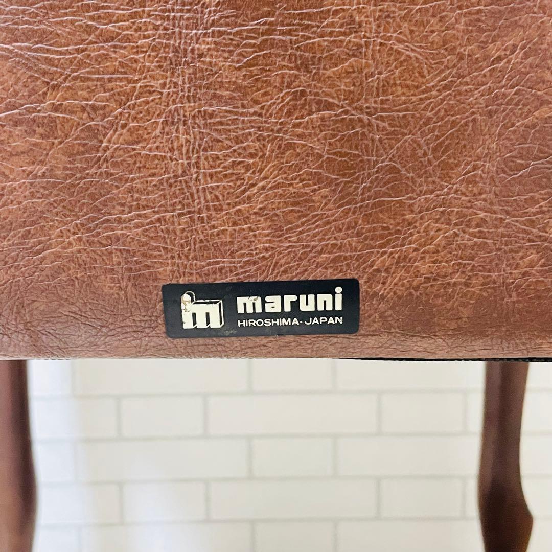 マル二木工 ブラウン ダイニングチェア