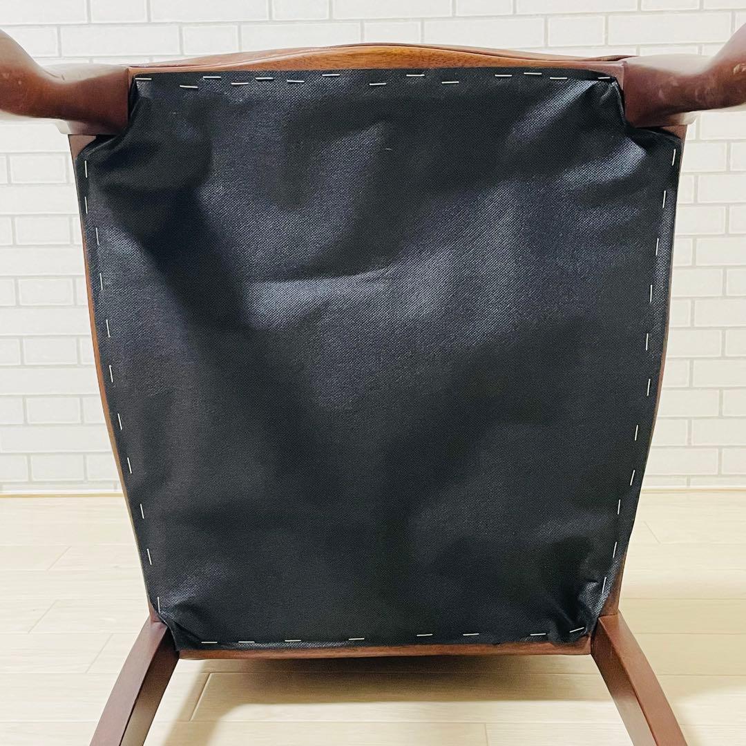 マル二木工 ブラウン ダイニングチェア