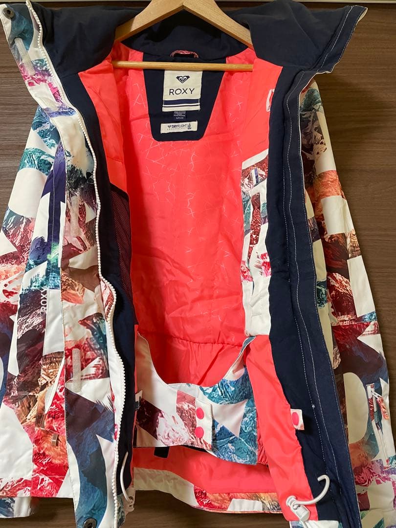 ROXY マルチカラースノーボードジャケット