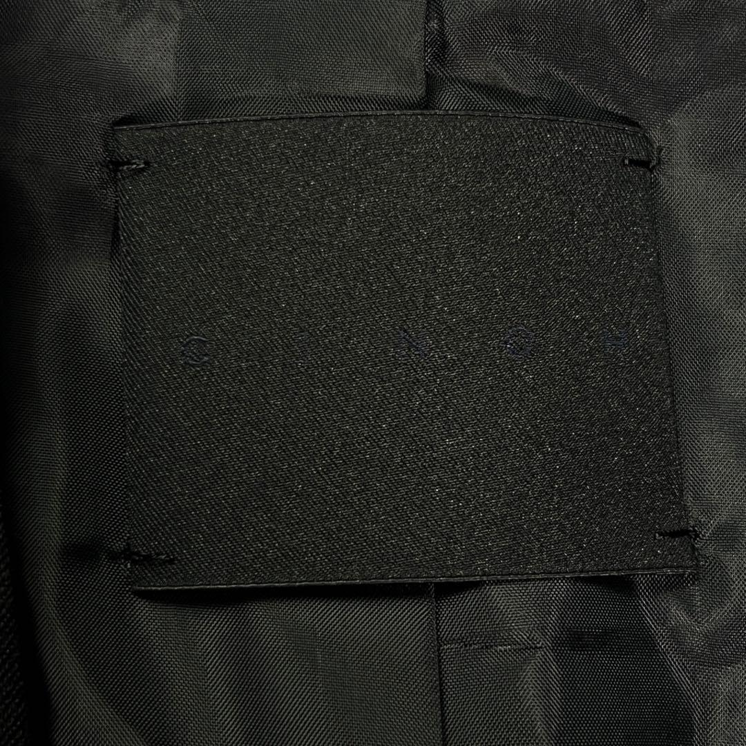 CINOH ノーカラーテーラードジャケット　日本製　36　ブラック ジャケット