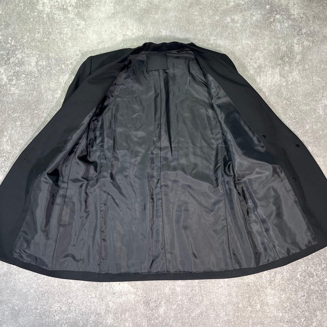 CINOH ノーカラーテーラードジャケット　日本製　36　ブラック ジャケット