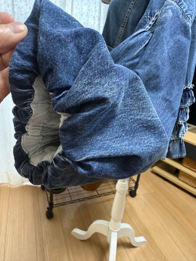 ayane デニムジャケット バルーンスリーブ ポケット付き 新品未使用タグ無し