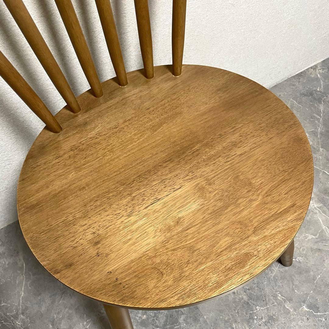 NITORI ダイニングチェア　ナッツ　2脚セット　天然木製