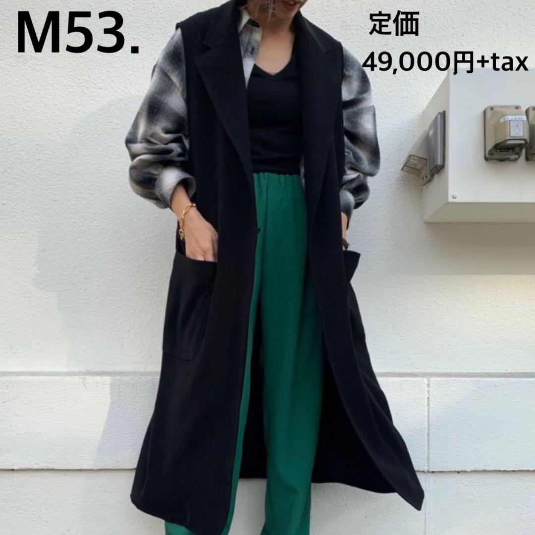 ✨美品✨M53. ロングジレ ベスト ポリエステル FREE 近年モデル 希少