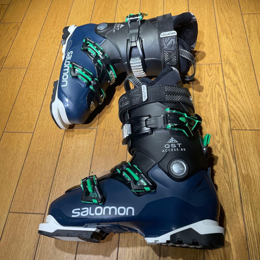 幅広salomonサロモンQST ACCESS80 26.0-26.5cm