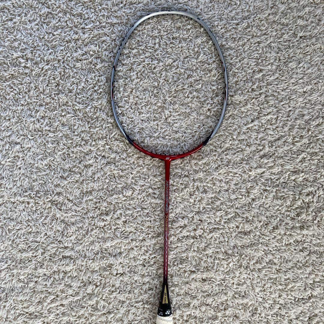 バドミントンラケット YONEX NANOSPEED 7000 2本セット