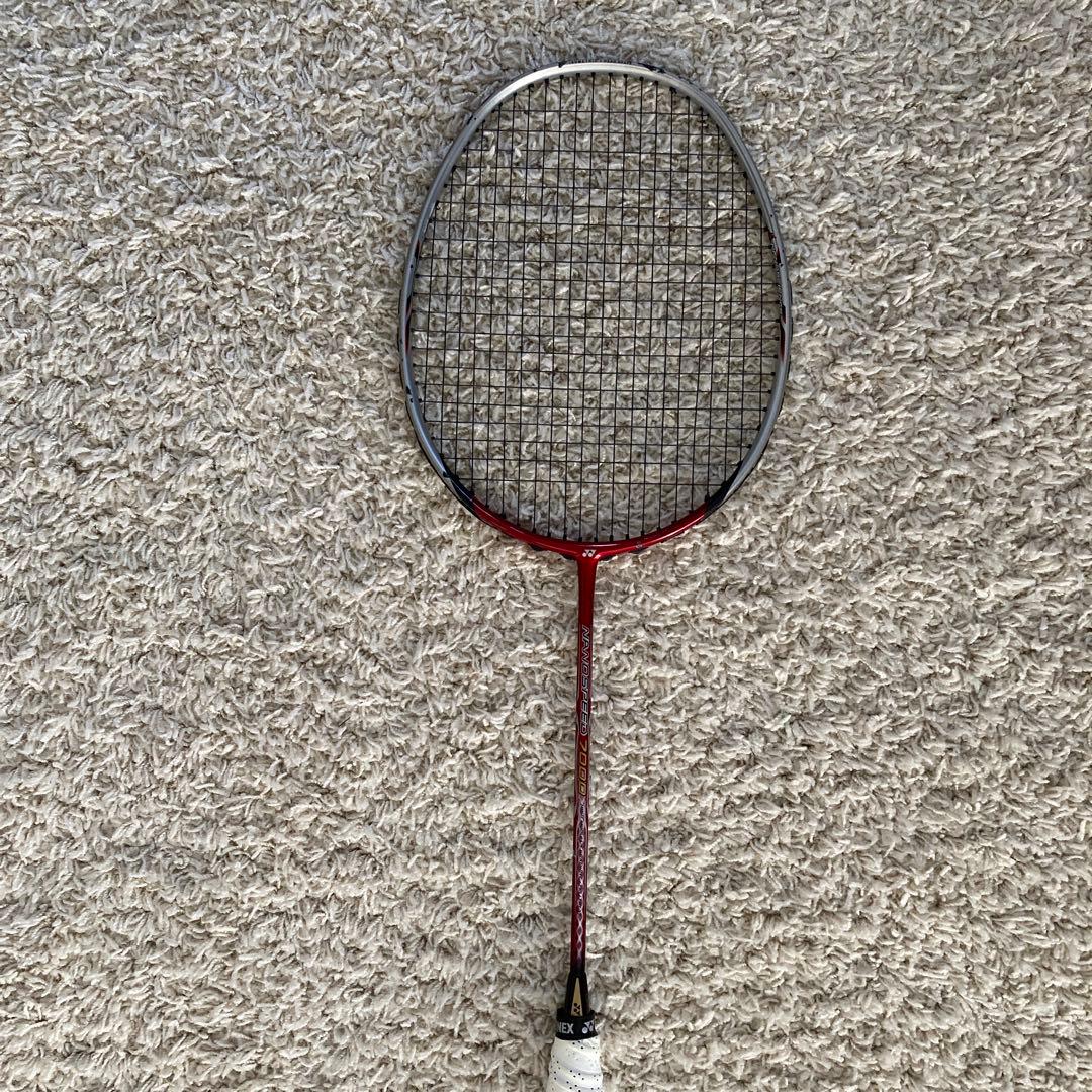 バドミントンラケット YONEX NANOSPEED 7000 2本セット