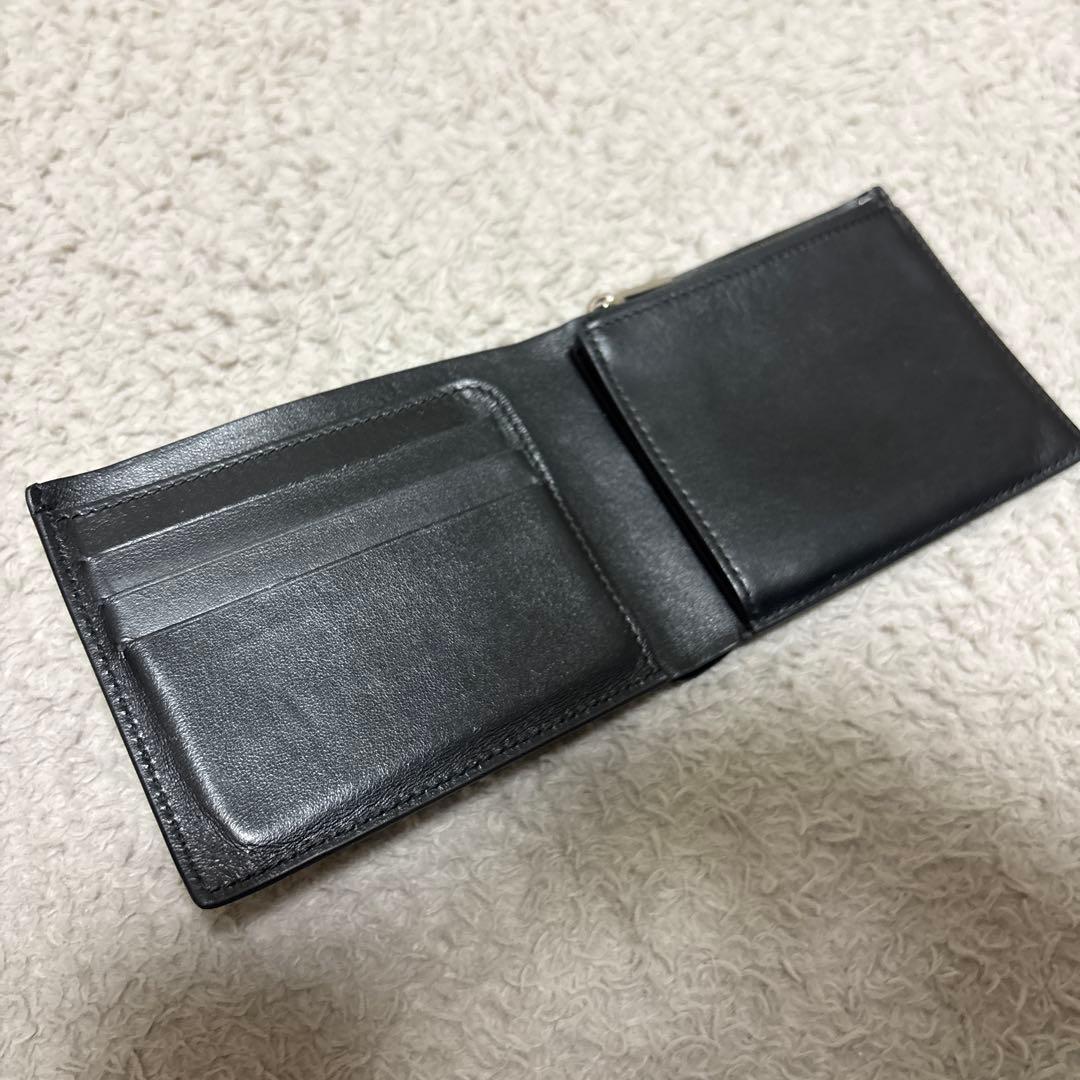 JIL SANDER ジルサンダー　ブラック 二つ折り財布
