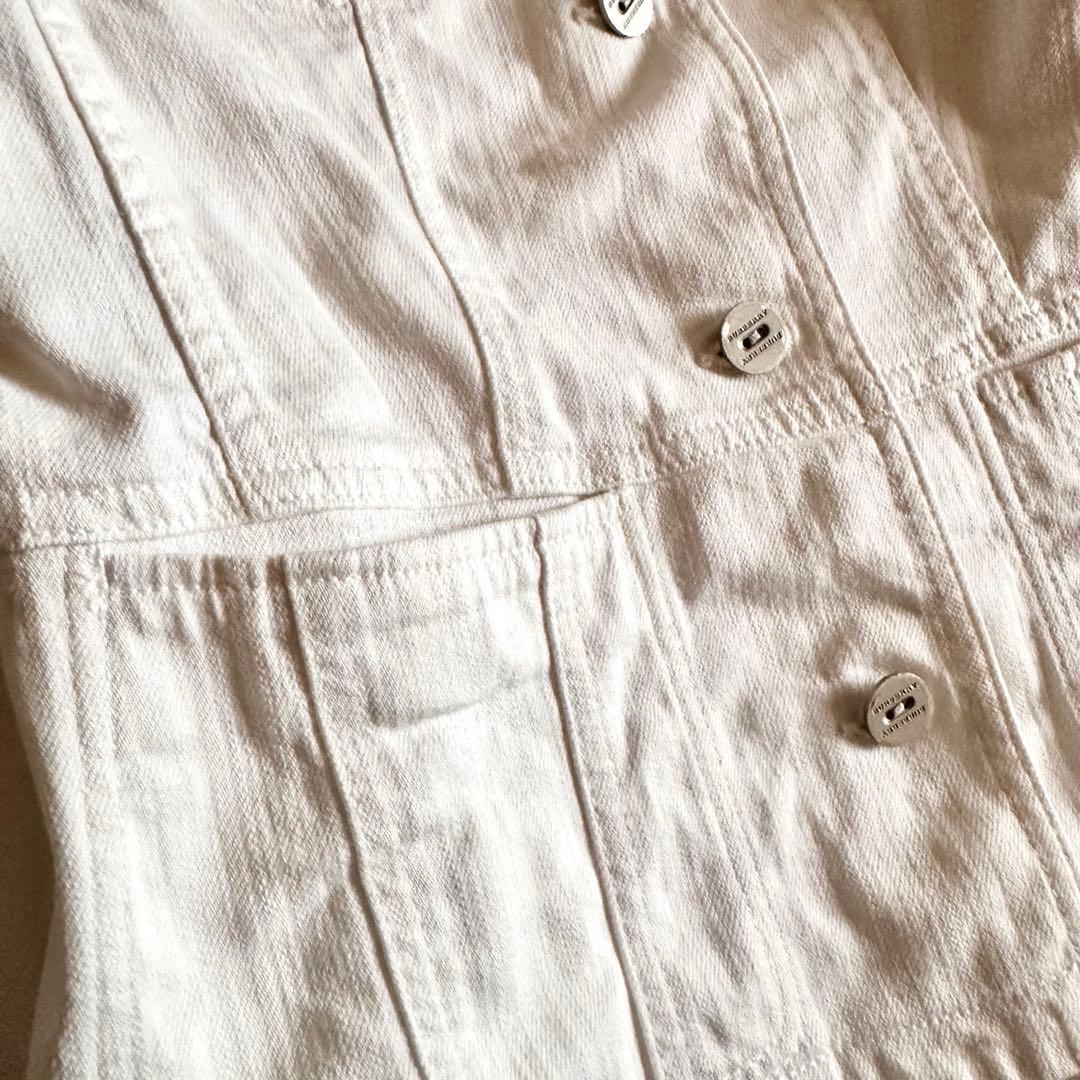 BURBERRY LONDON 白ジャケット ノバチェックベルト付き 正規品