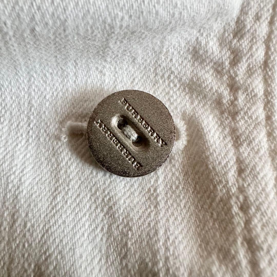BURBERRY LONDON 白ジャケット ノバチェックベルト付き 正規品