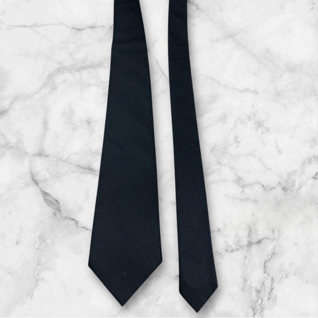 COMME des GARÇONS コムデギャルソン　ネクタイ　紺　ソリッド