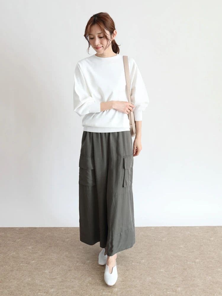 未使用　ヤマダヤ　ワイドカーゴパンツ　アッシュグレー