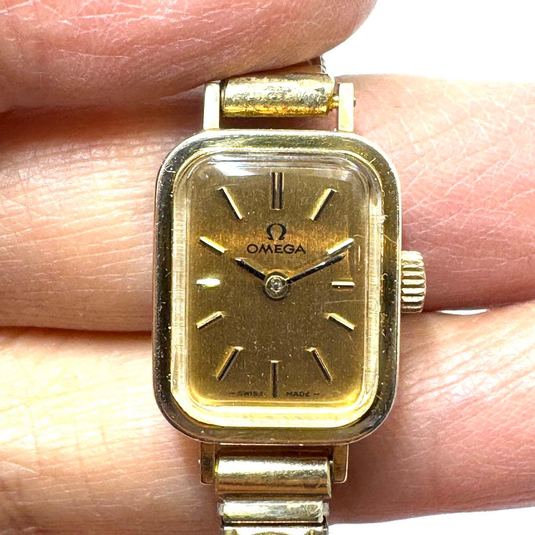 ⭐️ちっちゃくて可愛いオメガジュネーブレディースの手巻き⭐️オーバーホール済み⭐️